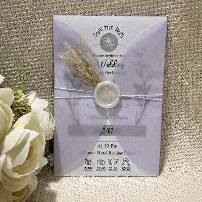 کارت عروسی A418: انتخابی اقتصادی و شیک برای روز ویژه شما